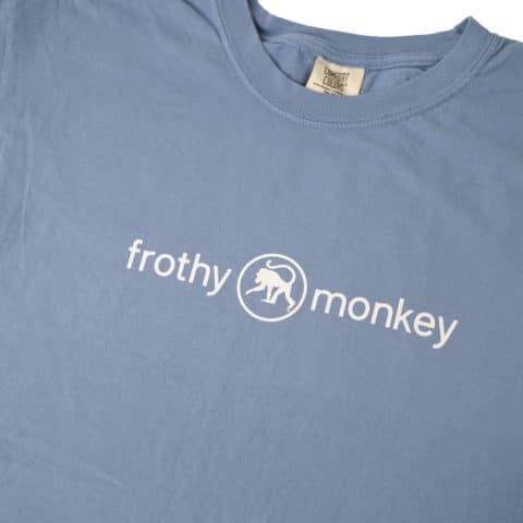 Frothy Monkey T-Shirt (Light Blue)