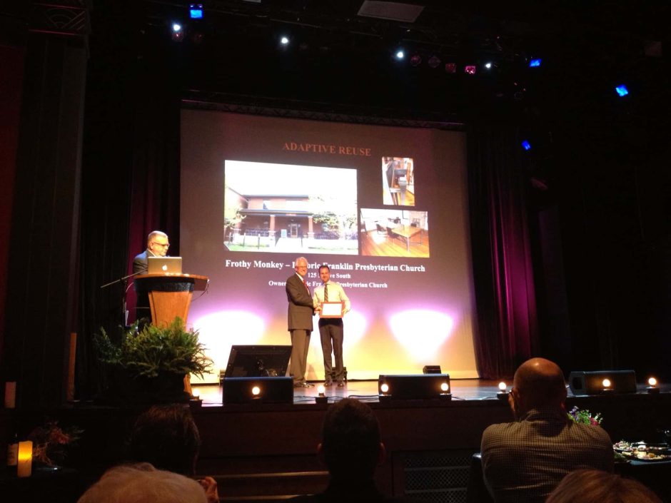 Frothy Franklin wins Preservation Award